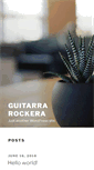 Mobile Screenshot of guitarrarockera.com